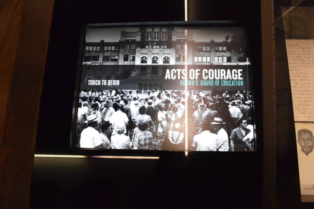 "Acts of Courage" Photo at Museum in Memphis